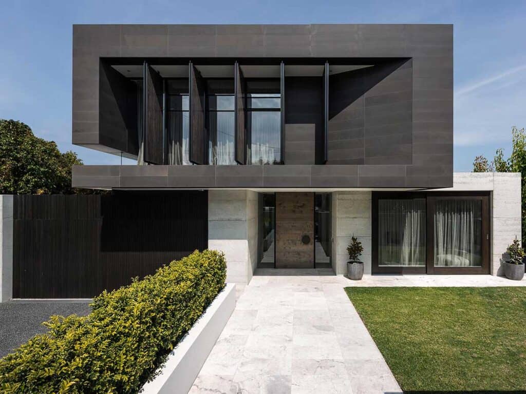 Modern home exterior