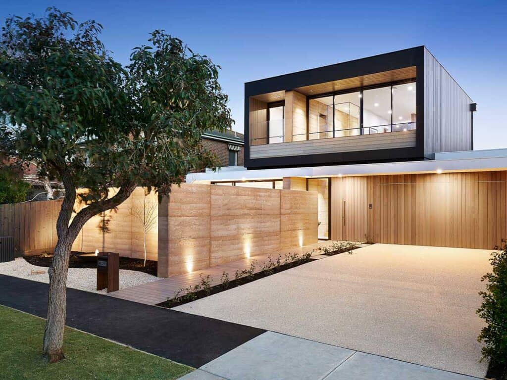 Modern home exterior